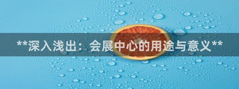 果博公司：**深入浅出：会展中心的用途与意义**