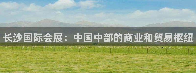 果博平台客服电话：长沙国际会展：中国中部的商业和贸易枢纽