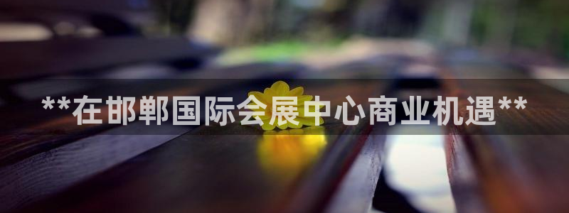 果博注册会员维wckk389：**在邯郸国际会展中心商业机遇**