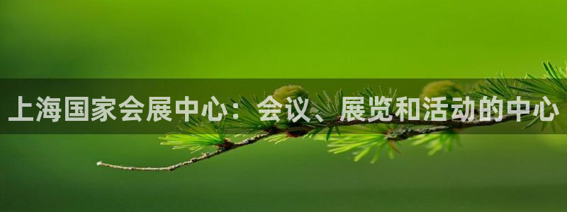果博平台开户电话查询：上海国家会展中心：会议、展览和活动的中心