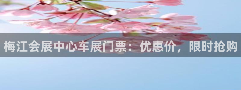 果博平台真实吗：梅江会展中心车展门票：优惠价，限时抢购