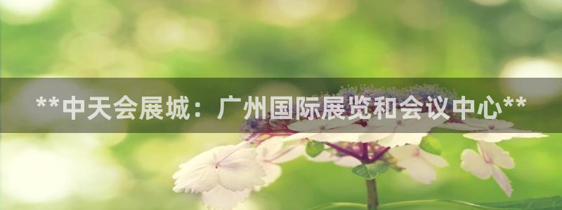 果博公司客服：**中天会展城：广州国际展览和会议中心**