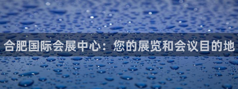 果博注册会员多少钱：合肥国际会展中心：您