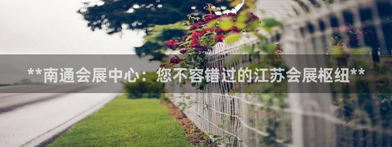 果博官网首页：**南通会展中心：您不容错过的江苏会展枢纽**