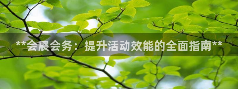 果博注册会员怎么注销：**会展会务：提升活动效能的全面指南**
